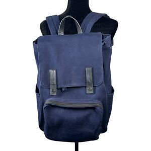 Everlane Backpack Blue Canvas The Modern Snap Travel Bag